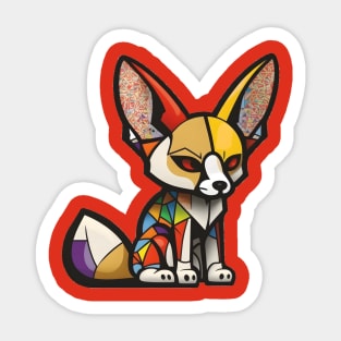 Fennec Fox Sticker